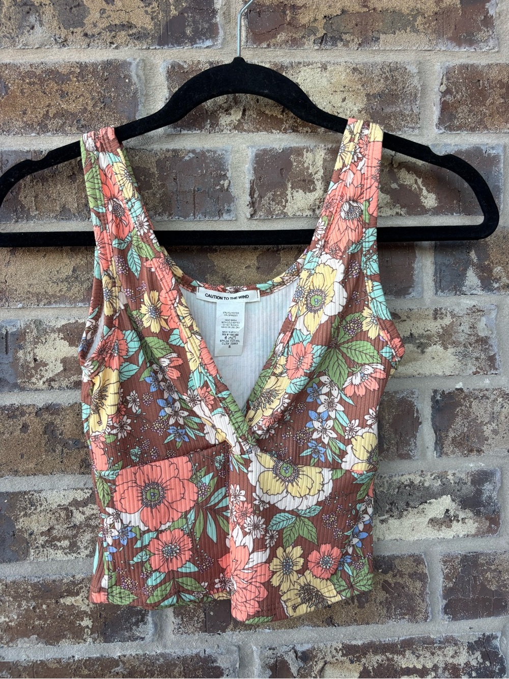 Y2k Floral Sleeveless Top | Women’s S